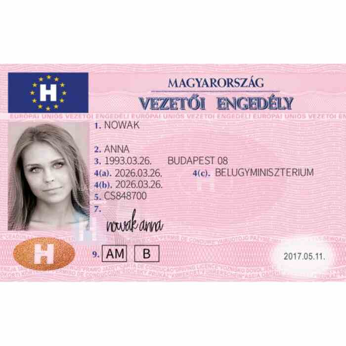 Hungarian Driver’s License Online